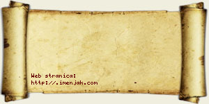 Jovana Brošković vizit kartica